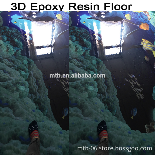 3D Epoxy Resin ahd Hardener for Concrete and Cement Flooring Pait and Coating